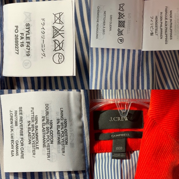 NWOT J.CREW Campbell Blazer in Corduroy - Picture 16 of 16